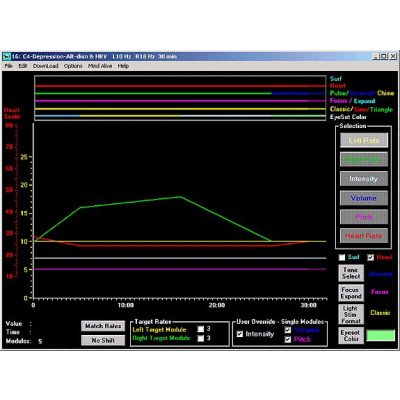 DAVID Session Editor szoftver programszerkesztéshez